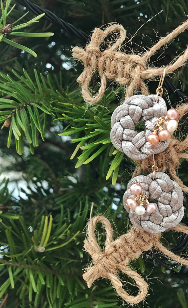 Christmas Wreath Earrings